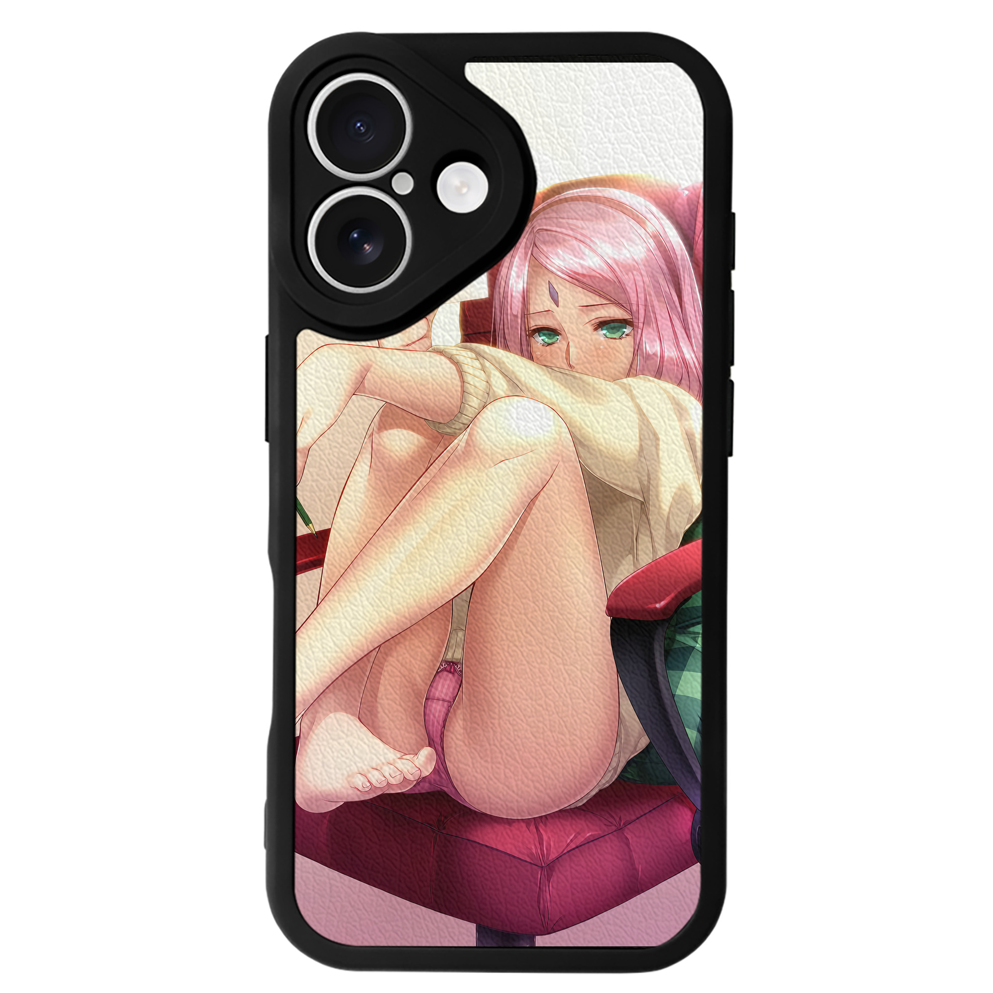 （画像用） NARUTO -ナルト- NARUTO -ナルト- 疾風伝 【iPhone 16シリーズ対応】シリコンスマホケース（レザー調） 材質：シリコン